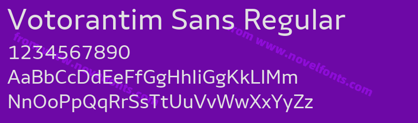 Votorantim Sans RegularPreview Votorantim Sans RegularPreview