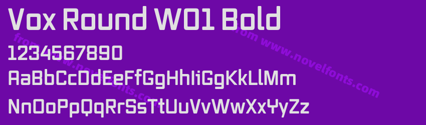Vox Round W01 BoldPreview Vox Round W01 BoldPreview
