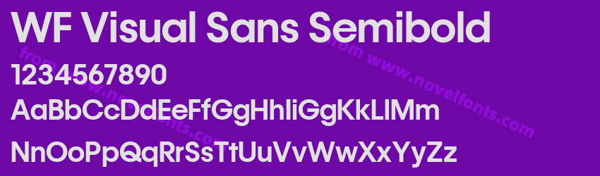 WF Visual Sans SemiboldPreview WF Visual Sans SemiboldPreview