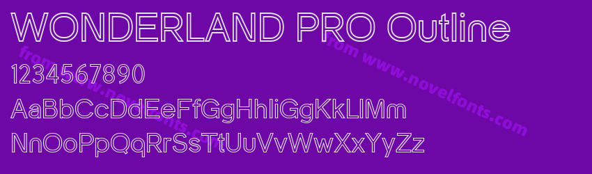 WONDERLAND PRO OutlinePreview WONDERLAND PRO OutlinePreview