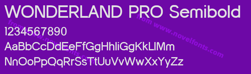 WONDERLAND PRO SemiboldPreview WONDERLAND PRO SemiboldPreview
