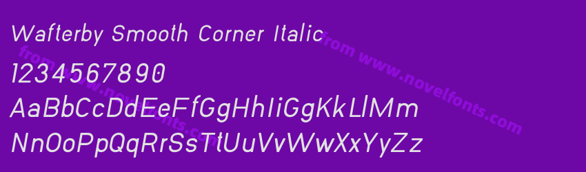 Wafterby Smooth Corner ItalicPreview Wafterby Smooth Corner ItalicPreview