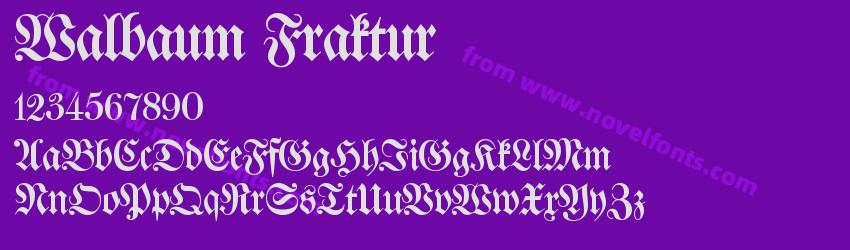 Walbaum FrakturPreview Walbaum FrakturPreview