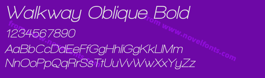 Walkway Oblique BoldPreview Walkway Oblique BoldPreview