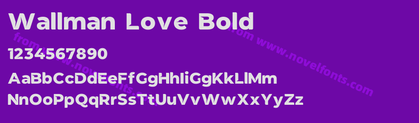 Wallman Love BoldPreview Wallman Love BoldPreview