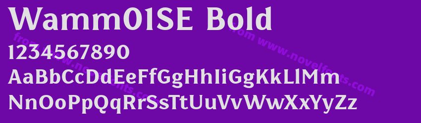 Wamm01SE BoldPreview Wamm01SE BoldPreview