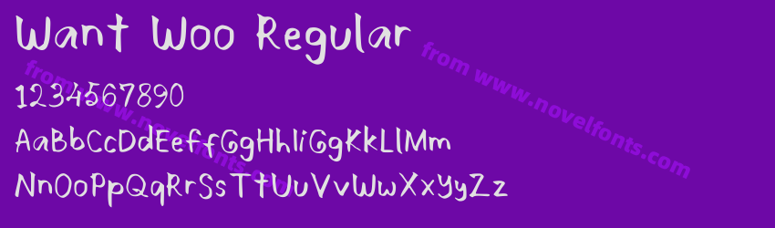 Want Woo RegularPreview Want Woo RegularPreview
