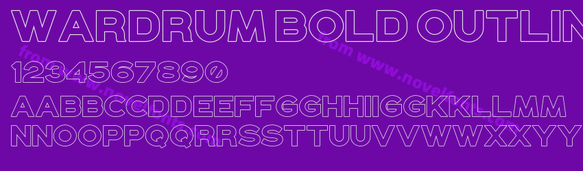 Wardrum Bold OutlinePreview Wardrum Bold OutlinePreview