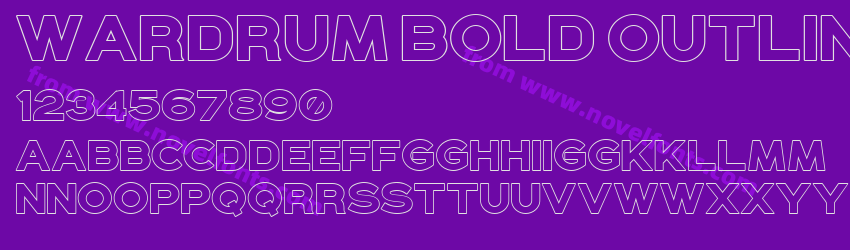 Wardrum Bold OutlinePreview Wardrum Bold OutlinePreview