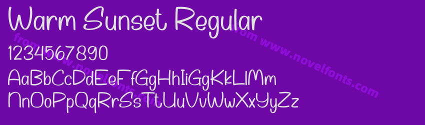 Warm Sunset RegularPreview Warm Sunset RegularPreview