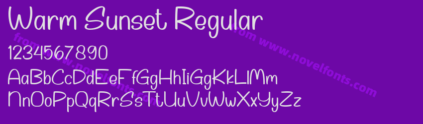 Warm Sunset RegularPreview Warm Sunset RegularPreview
