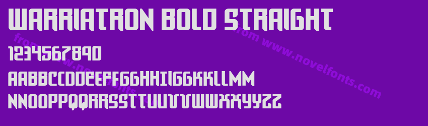 Warriatron Bold StraightPreview Warriatron Bold StraightPreview