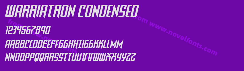 Warriatron CondensedPreview Warriatron CondensedPreview