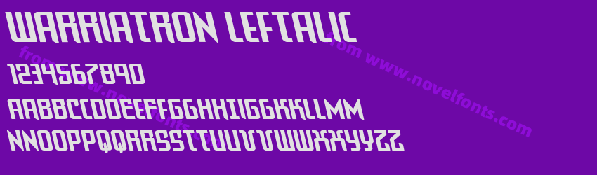 Warriatron LeftalicPreview Warriatron LeftalicPreview