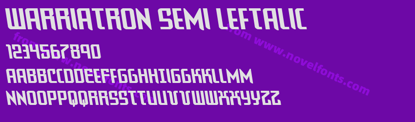 Warriatron Semi LeftalicPreview Warriatron Semi LeftalicPreview