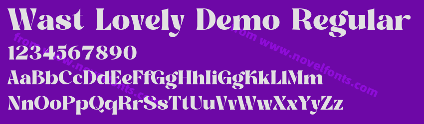 Wast Lovely Demo RegularPreview Wast Lovely Demo RegularPreview