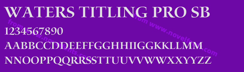 Waters Titling Pro SbPreview Waters Titling Pro SbPreview