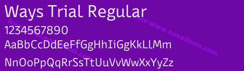 Ways Trial RegularPreview Ways Trial RegularPreview