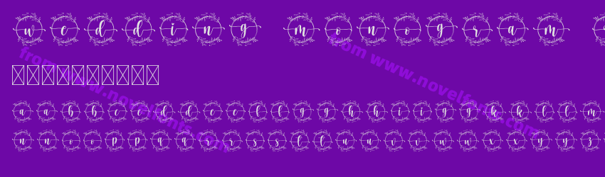 Wedding Monogram RegularPreview Wedding Monogram RegularPreview