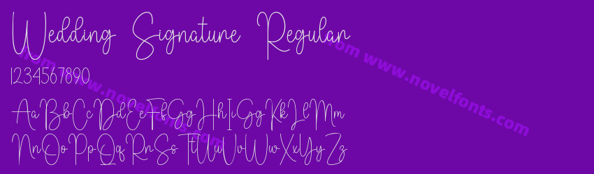 Wedding Signature RegularPreview Wedding Signature RegularPreview