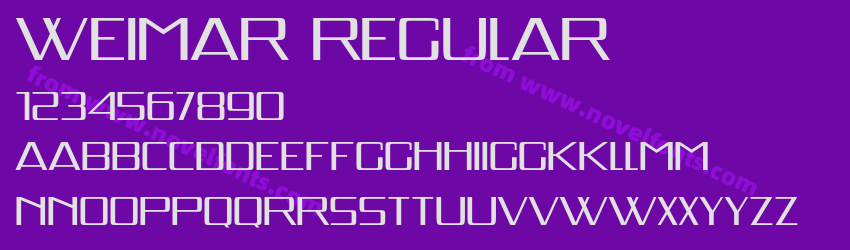 Weimar RegularPreview Weimar RegularPreview