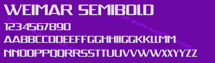 Weimar SemiboldPreview Weimar SemiboldPreview