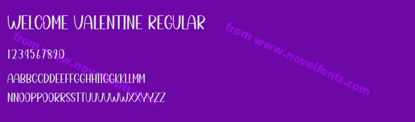 Welcome Valentine RegularPreview
