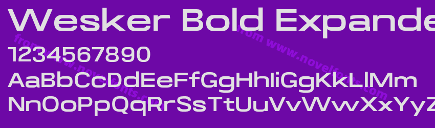 Wesker Bold ExpandedPreview Wesker Bold ExpandedPreview