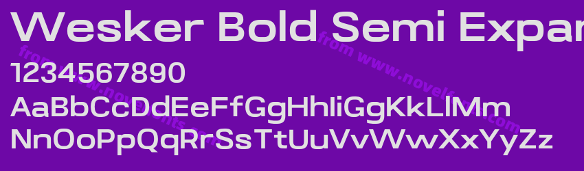 Wesker Bold Semi ExpandedPreview Wesker Bold Semi ExpandedPreview