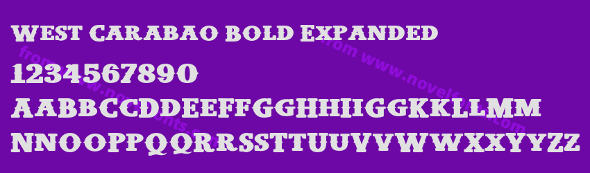 West Carabao Bold ExpandedPreview West Carabao Bold ExpandedPreview