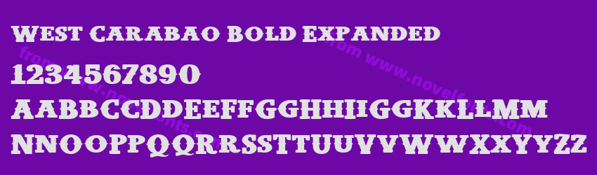 West Carabao Bold ExpandedPreview West Carabao Bold ExpandedPreview
