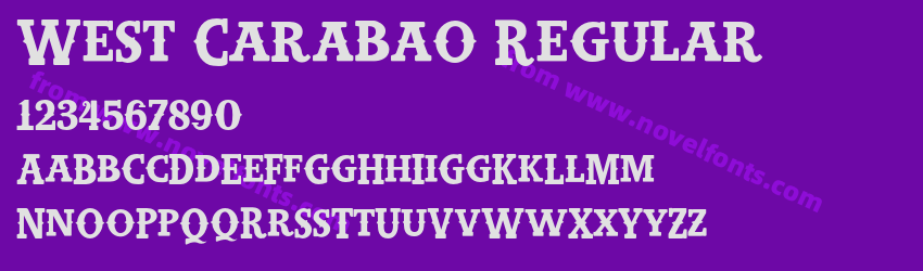 West Carabao RegularPreview West Carabao RegularPreview