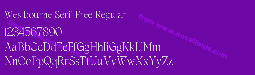 Westbourne Serif Free RegularPreview Westbourne Serif Free RegularPreview