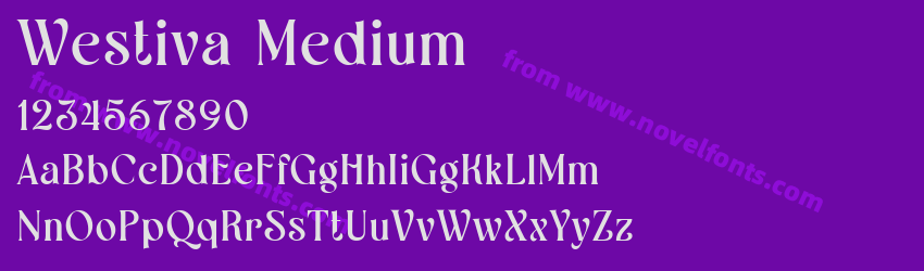 Westiva MediumPreview Westiva MediumPreview