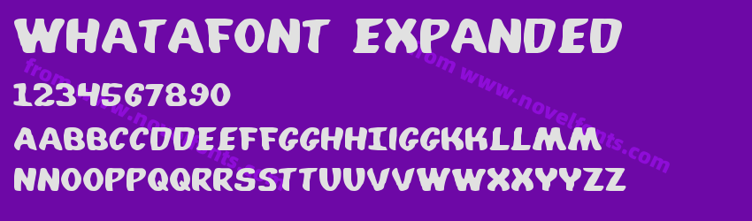 Whatafont ExpandedPreview Whatafont ExpandedPreview