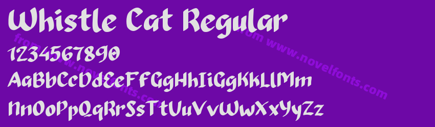 Whistle Cat RegularPreview Whistle Cat RegularPreview
