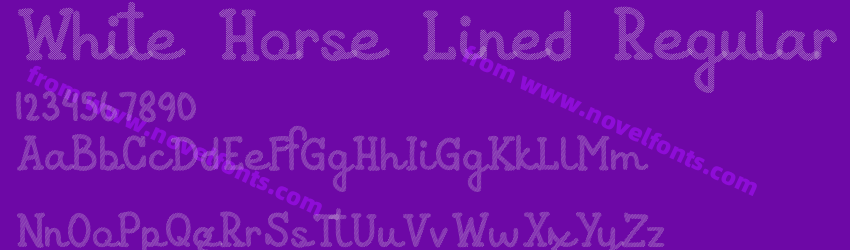 White Horse Lined RegularPreview White Horse Lined RegularPreview