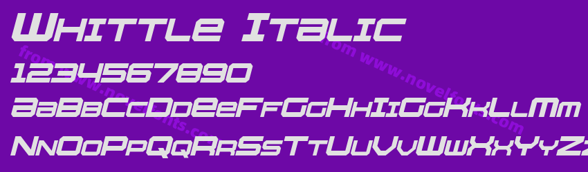 Whittle ItalicPreview Whittle ItalicPreview