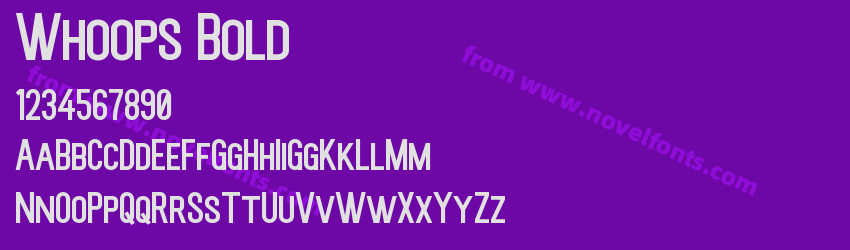 Whoops BoldPreview Whoops BoldPreview