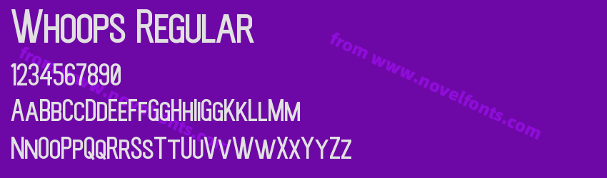Whoops RegularPreview Whoops RegularPreview