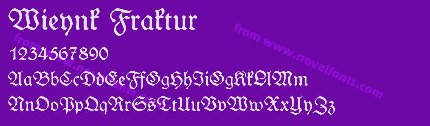 Wieynk FrakturPreview Wieynk FrakturPreview