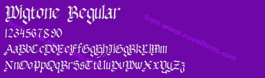 Wigtone RegularPreview Wigtone RegularPreview