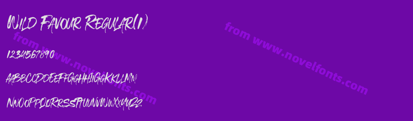 Wild Favour RegularPreview Wild Favour RegularPreview