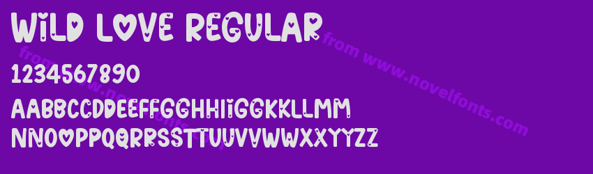 Wild Love RegularPreview Wild Love RegularPreview