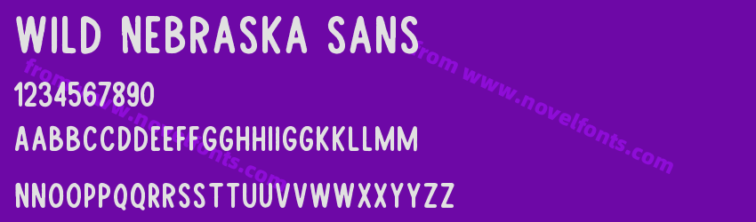 Wild Nebraska sansPreview Wild Nebraska sansPreview
