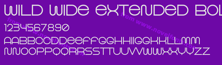 Wild Wide Extended BoldPreview Wild Wide Extended BoldPreview
