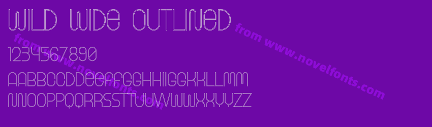 Wild Wide OutlinedPreview Wild Wide OutlinedPreview