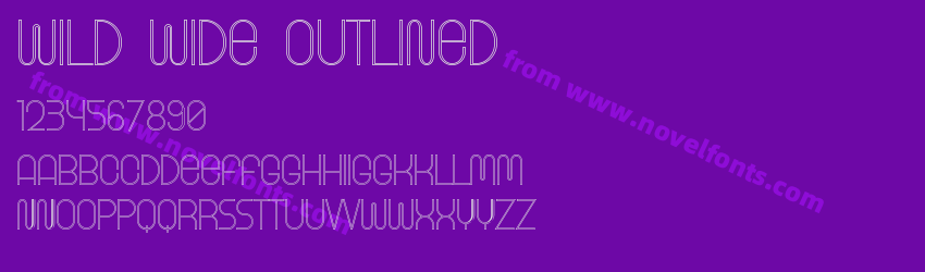 Wild Wide OutlinedPreview