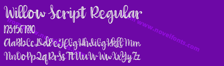 Willow Script RegularPreview Willow Script RegularPreview