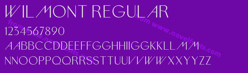 Wilmont RegularPreview Wilmont RegularPreview